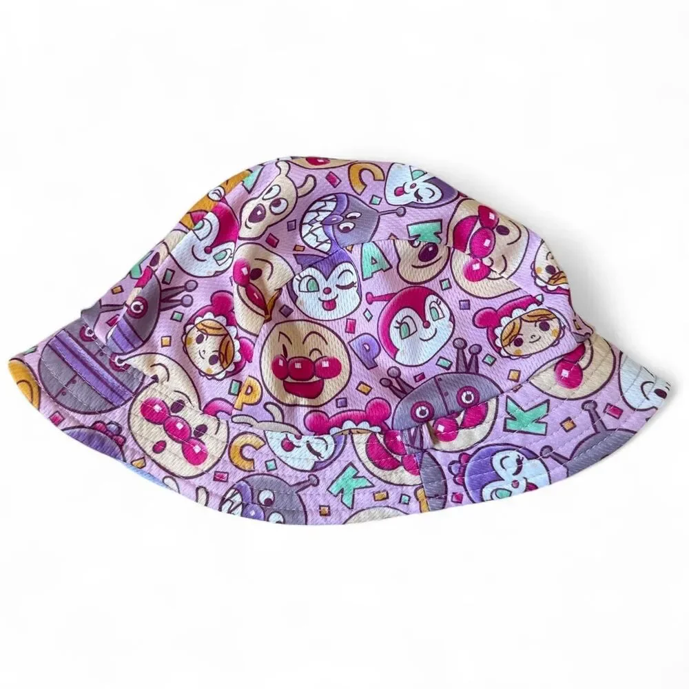 Anpanman & Dokin-chan Reversible Toddler Bucket Hat 1–2T